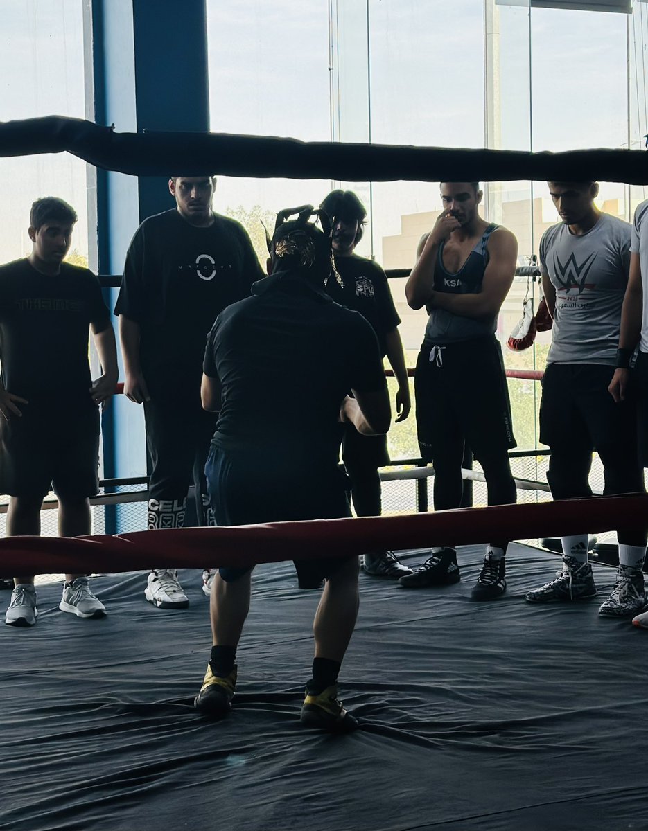 SPW_SA's tweet photo. 📸🤼: تدريبات SPW ليوم الإثنين [15 يناير 2024] بحضور العالمي "ساموراي ديل سول".

Today's training with the presence of Samuray Del Sol 💥! https://t.co/yS9gtrtiZG