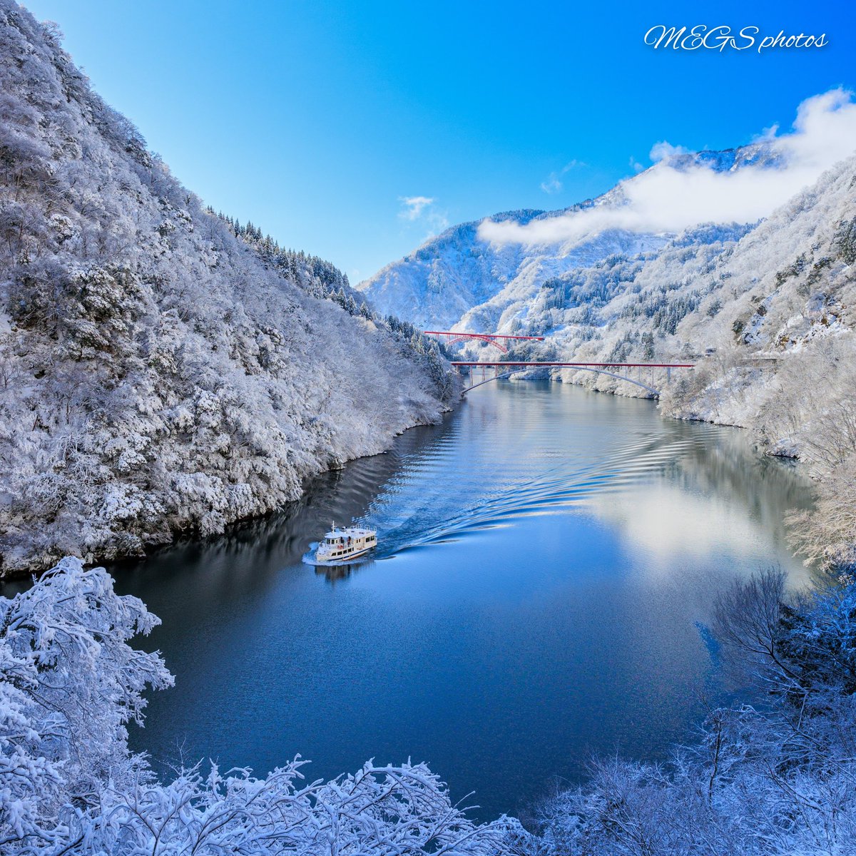 mechikyuu's tweet photo. スターダストが舞い散る氷点下の朝❄
前日に降った雪と寒さが作り上げる絶景✨
言葉にならない美しさ💗
頑張ろう北陸❣️
Date:14/Jan/2024

#庄川峡
#富山県県
#雪景色
#絶景
北陸へ届け笑顔の光 https://t.co/At4YdTDmS3