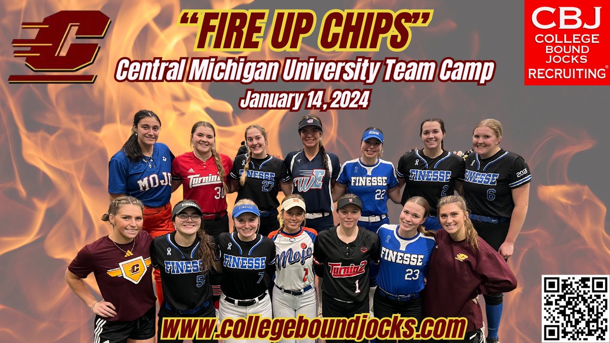 College Bound Jocks (@collegebdjocks) on Twitter photo College Bound Jocks headed up to the <a href="/CMUSoftball/">CMU Softball</a> Team Camp yesterday. Thank you to Coach <a href="/McCallSalmon/">McCall Salmon</a> and her staff for running a great camp and HUGE thanks to senior OF, <a href="/AbbeyTolmie/">Abbey Tolmie</a>, and her sister, Freshman C/UTIL and former CBJ athlete, <a href="/KeiraTolmie/">Keira Tolmie</a>, for coaching this team. College Bound Jocks headed up to the <a href="/CMUSoftball/">CMU Softball</a> Team Camp yesterday. Thank you to Coach <a href="/McCallSalmon/">McCall Salmon</a> and her staff for running a great camp and HUGE thanks to senior OF, <a href="/AbbeyTolmie/">Abbey Tolmie</a>, and her sister, Freshman C/UTIL and former CBJ athlete, <a href="/KeiraTolmie/">Keira Tolmie</a>, for coaching this team.