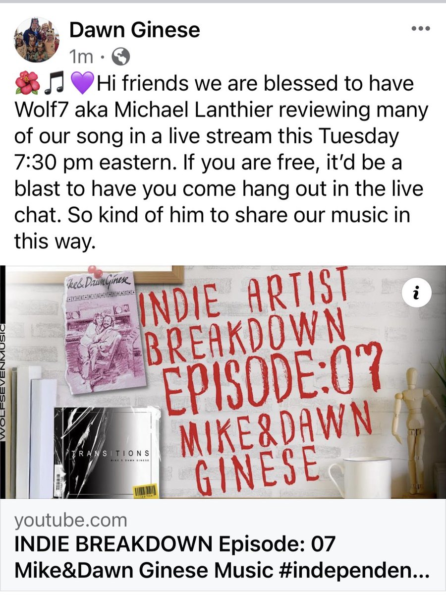 Hope to see you Tuesday 7:30 p est w Wolf7 4 our discography review @Jaykle @klayton86 @bobhewittmusic @15thBend @AuntieGMusic youtube.com/live/IuPY9IQNi…