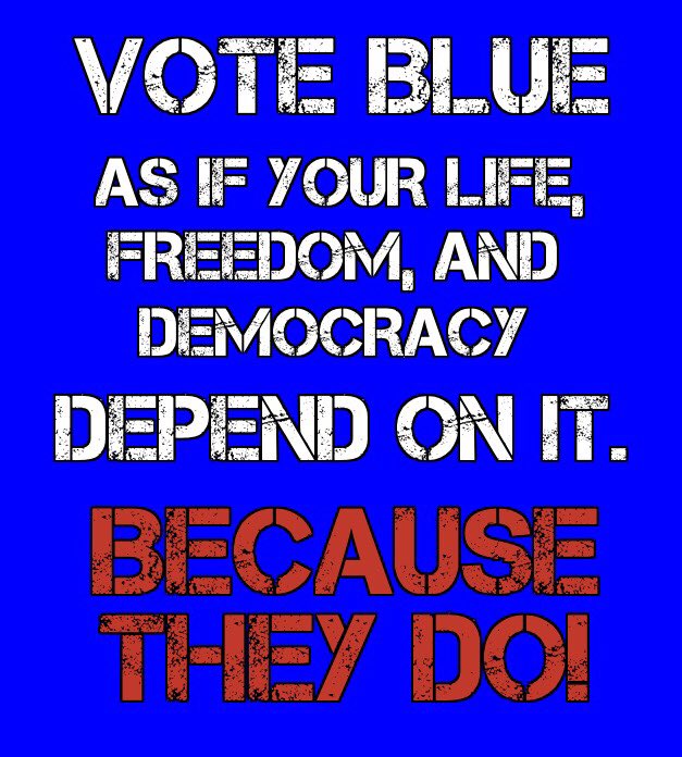 SGRenquist's tweet photo. @Nto79549105 @RpsAgainstTrump #VoteBlue
#VoteBlue2024 #VoteBlueToStopTheGOP
#VoteBlueEveryElection #VoteBlueToStopTheStupid
#VoteBlueToSaveDemocracy
#VoteBlueToProtectYourRights
#VoteBlueToSaveSocialSecurity https://t.co/ybAYGSMiJx