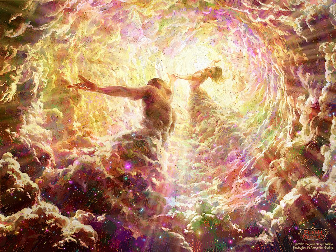 Genesis. An illustration I painted for the Monarch set for Flesh and Blood TCG. #fabtcg 

© 2021 Legend Story Studios

AD: Robbie Wen