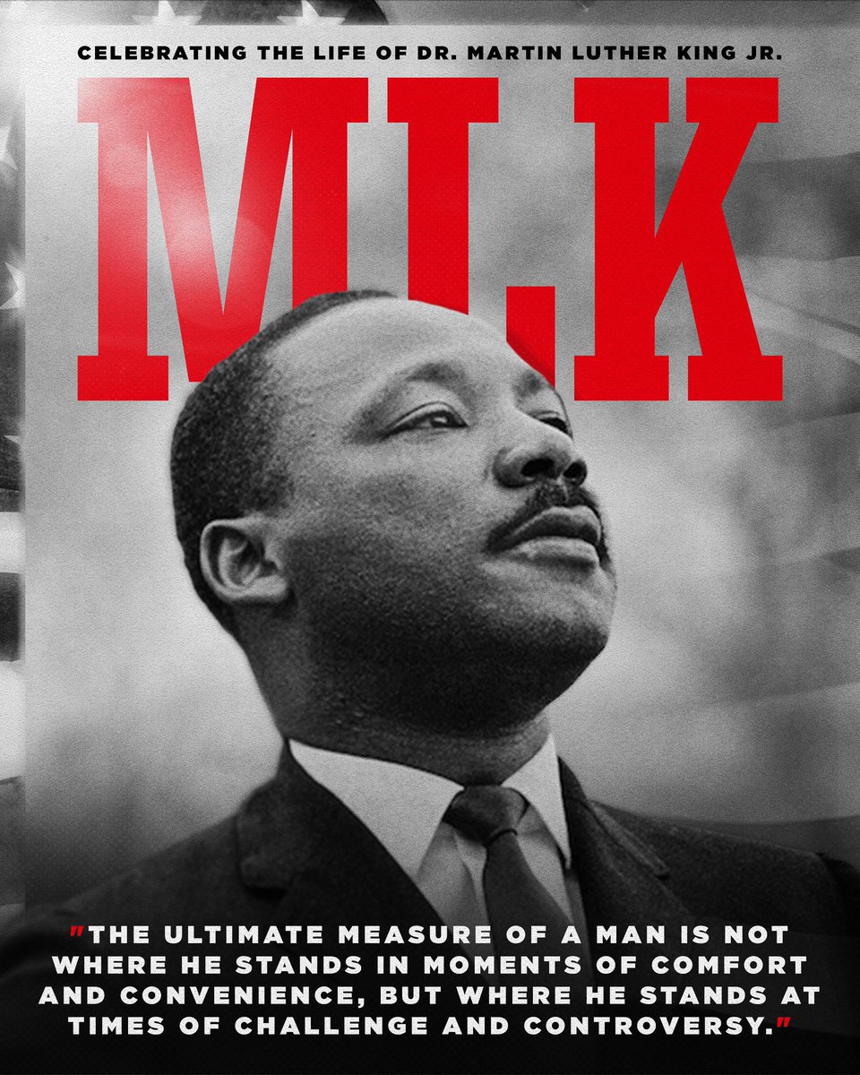 Today, we celebrate the life and legacy of Dr. Martin Luther King Jr. 🙌