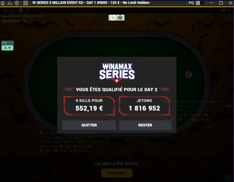 Et on qualif le plus beau day 2 des series, let's go. RDV mercredi pour un rêve a 300K+ !