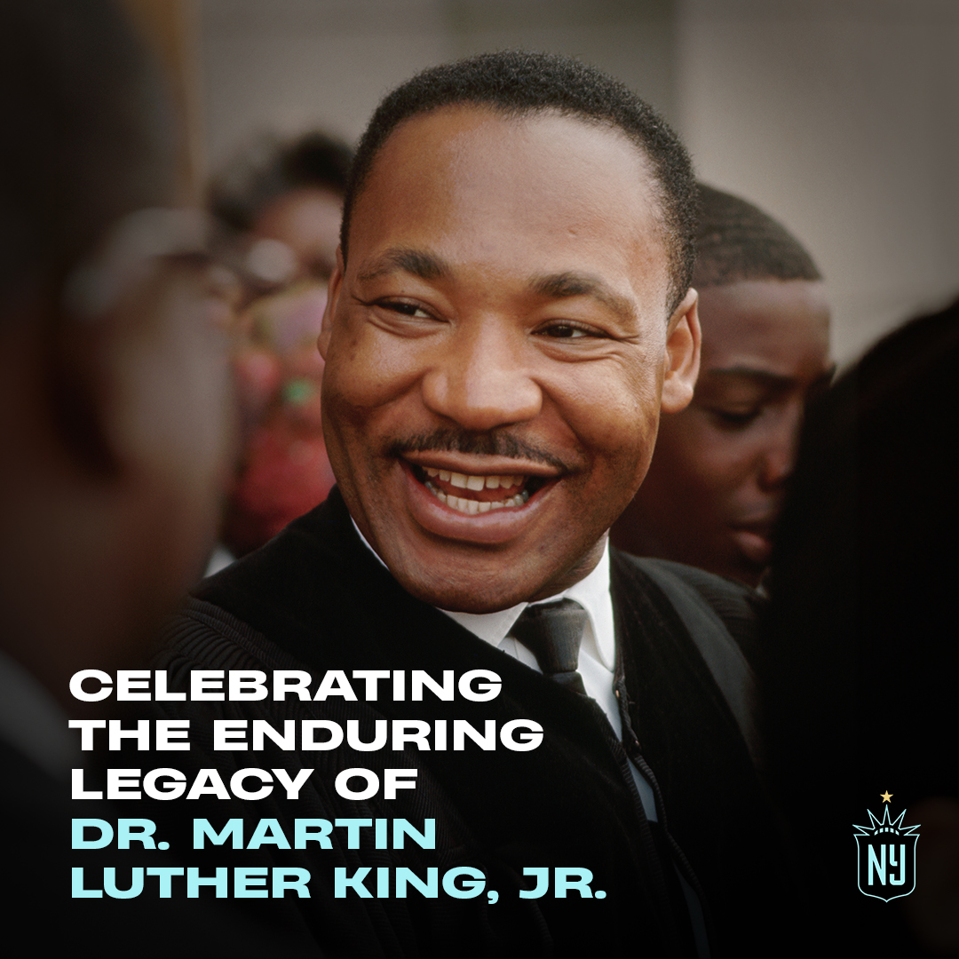 GothamFC's tweet photo. Today and always, we amplify the legacy and impact of Dr. Martin Luther King Jr. https://t.co/p5VcWOJfKE