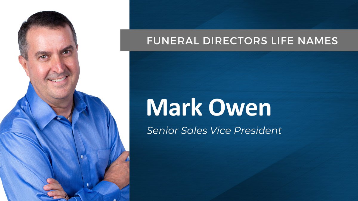fdpreneed's tweet photo. Funeral Directors Life is proud to announce the recent promotion of Mark Owen to Senior Sales Vice President, a brand-new position for the company.

Read the full announcement here: https://t.co/TthjRqKJ4A https://t.co/z6LtjL6EyN