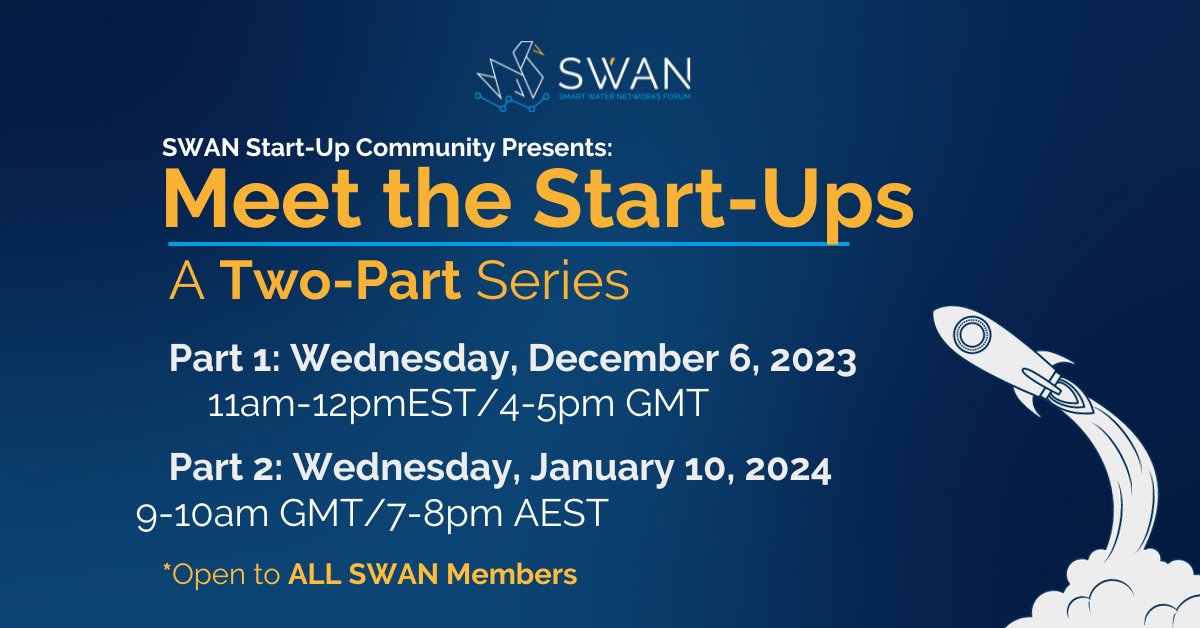 InfoTiles will be presenting at the upcoming "Meet the SWAN Start-Ups" event, hosted by <a href="/SWAN_forum/">SWAN Forum</a> 🌐

Join us for this two-part series where you'll have the chance to meet innovative Start-Ups of SWAN 💡.

📅  January 17, 2024, 9:00 – 10:00am GMT

#WaterInnovation