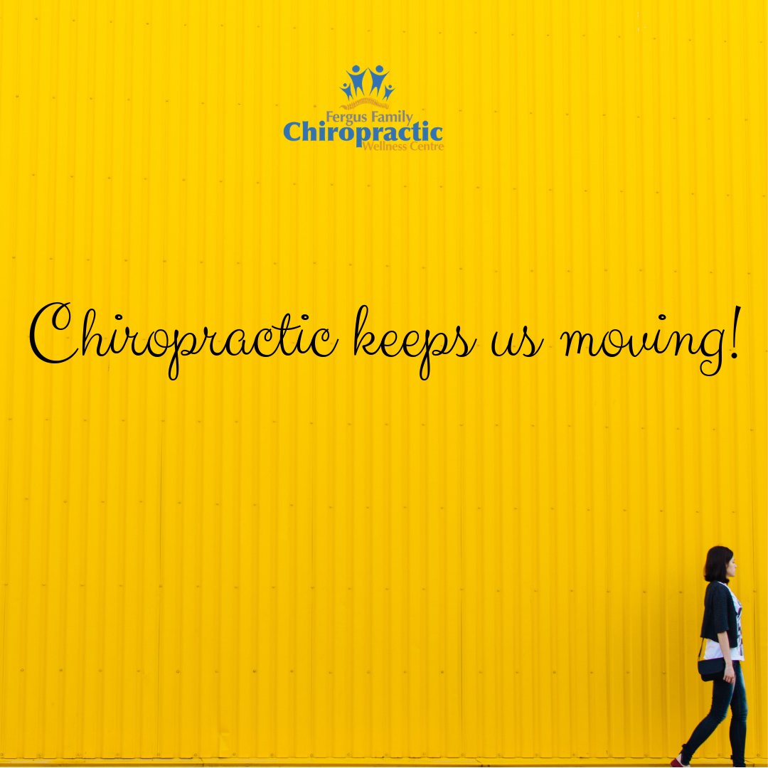 FergusFamChiro's tweet photo. Chiropractic keeps us moving!  Tell us about how Chiropractic has changed your life!  Comment below! #changedlife #change #moving #chiro #Wellness #productive #life #improved #spine  #ferguselora #elorafergus #fergus #elora #centrewellington #chiropractic #chiropractor https://t.co/W8IN9kjkp7