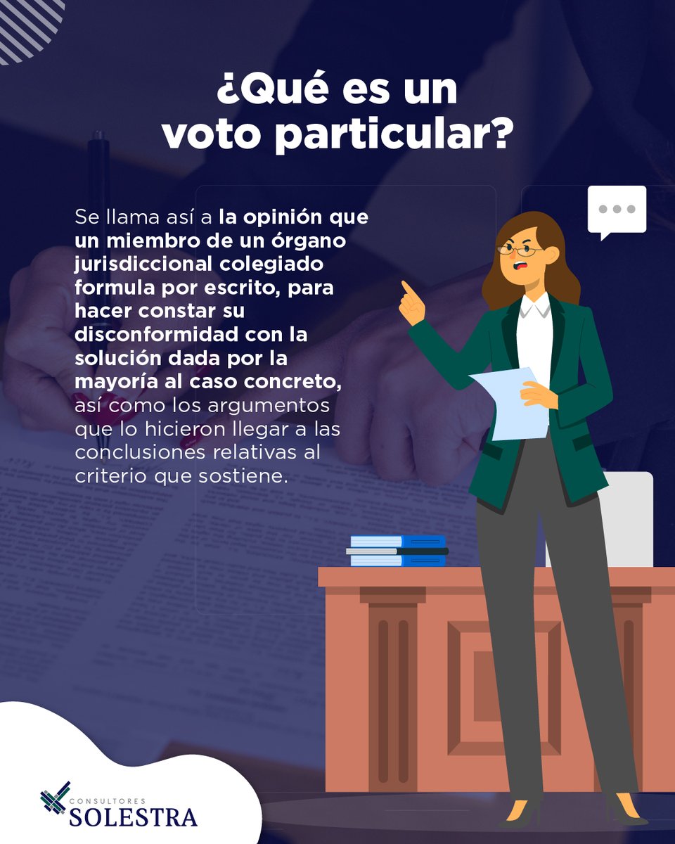 ¿Qué significa que una ministra o ministro formule un voto particular durante la discusión de un caso?

#ABCJurídico #LeyMéxico #Infórmate #Abogados