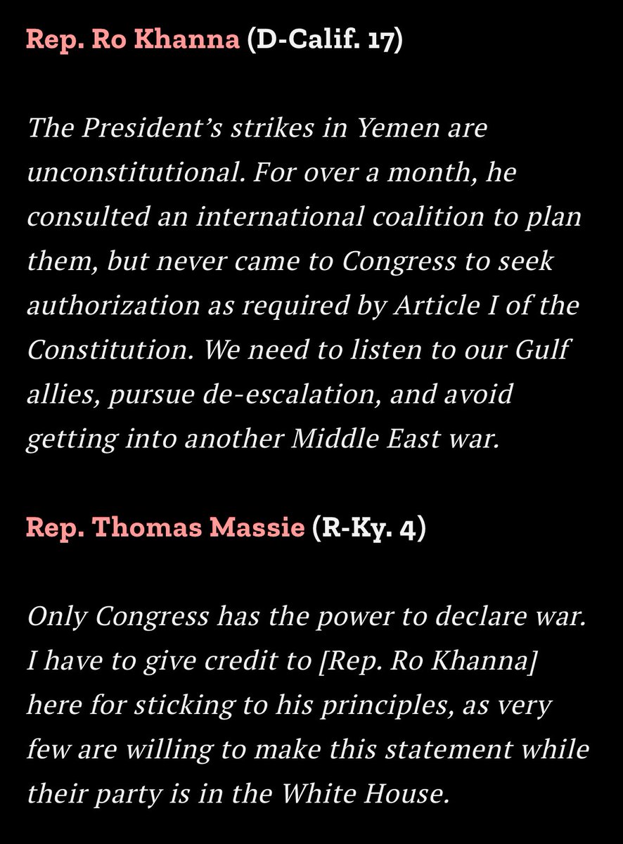 We have a bunch of ‘say anything, do nothings’ in Congress that let President’s unilaterally bomb countries with no oversight or approval. When people say Biden is bombing Yemen, they are accurate in the literal sense.