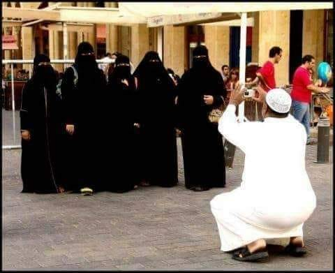 Initially, there were only men in Islam. Then they Discovered Women and were so embarrassed that they put them in mobile tents.