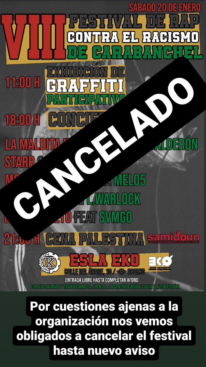 ⚠️⚠️POR CUESTIONES AJENAS A LA ORGANIZACION NOS VEMOS OBLIGADAS A POSPONER EL FESTIVAL HASTA NUEVO AVISO ⚠️⚠️