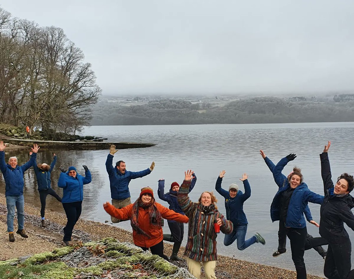 The Venture Scotland team kicked off the year with a powerful all-team meeting on the banks of Loch Tay! ❄️ Lots of strategic planning, endless enthusiam, and a shared vision for making 2024 an incredible year of outdoor adventures and transformative journeys! 🌟