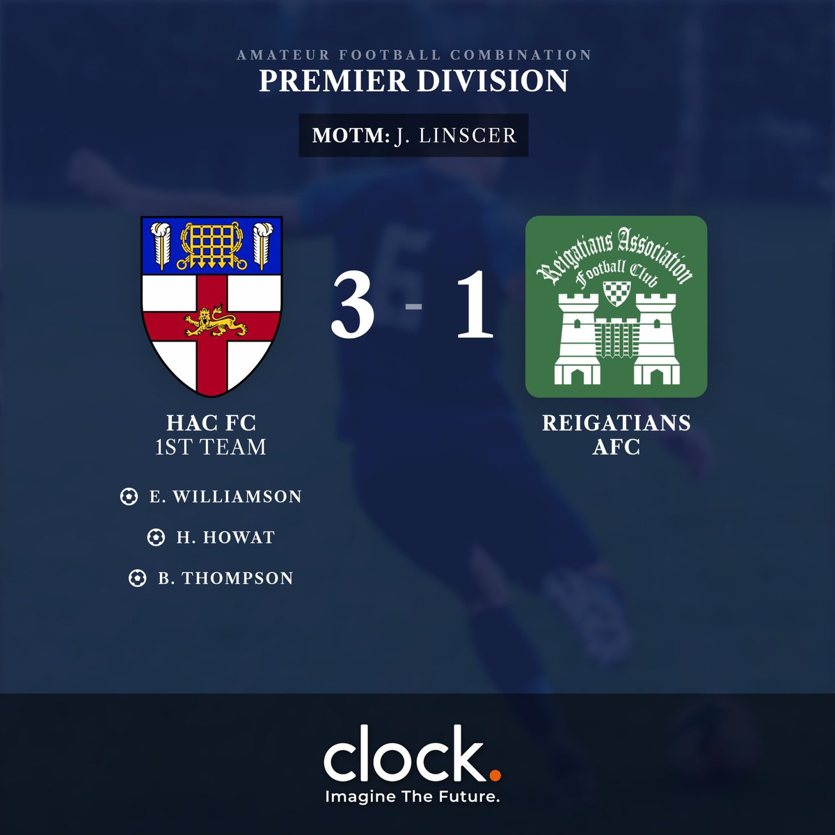 A good start to 2024 for the 1XI on Saturday against <a href="/Reigatians/">Reigatians AFC</a>. The boys climb into 2nd in the league (3 points off the top) and continue their unbeaten league record (P8 W5 D3 L0). 

#UTHAC🔵🟣
