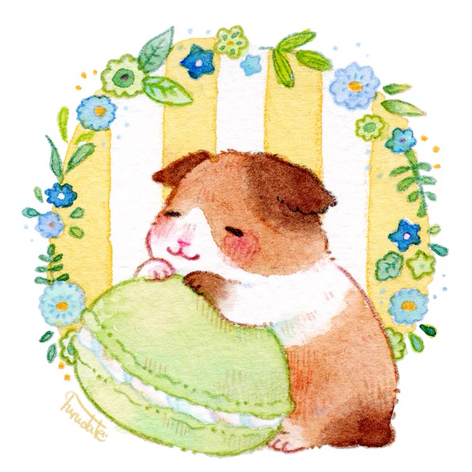 #これを見た人は何か癒される画像を貼る ふわふわの動物