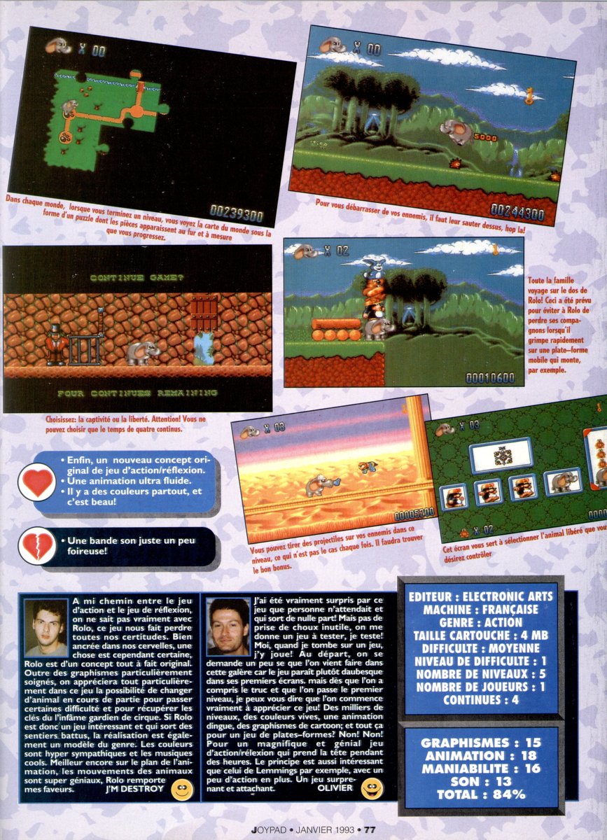 AllmightoFranky's tweet photo. On termine pour aujourd'hui avec deux tests sur #Megadrive encore,#RoloToTheRescue et #ExMutant!! A demain  pour la suite de ce numéro!!! 5/5 https://t.co/7hhGDpwabQ