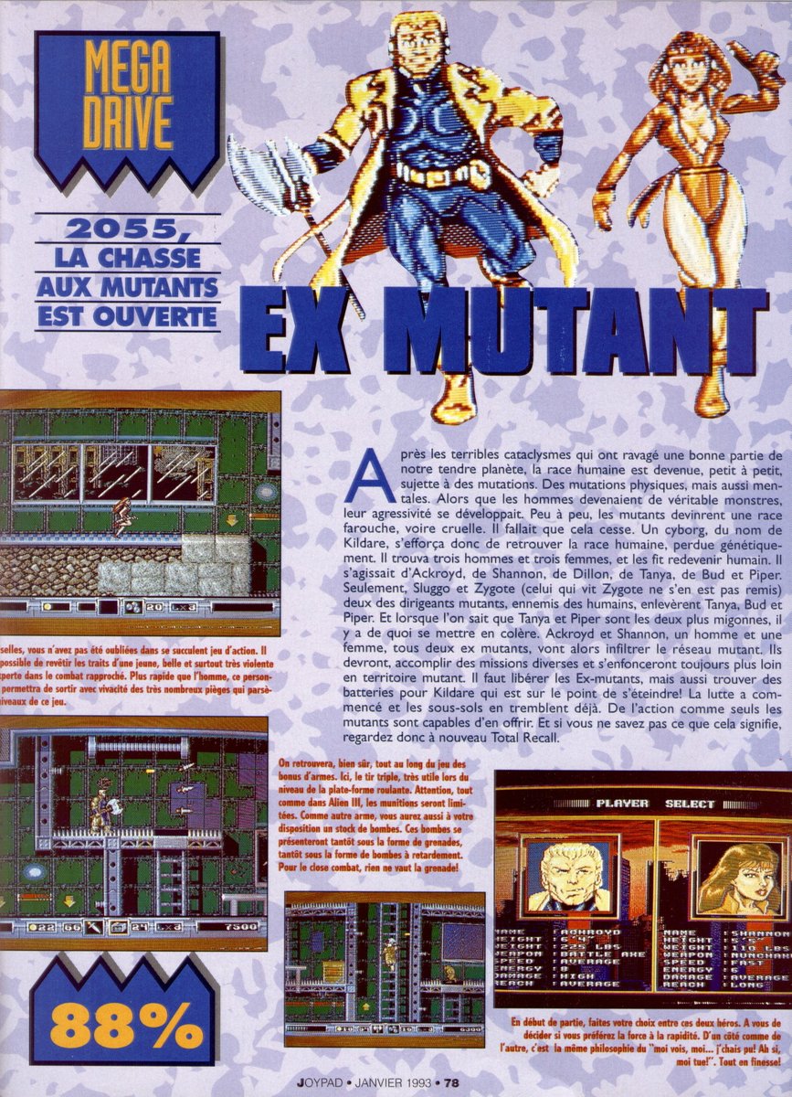 AllmightoFranky's tweet photo. On termine pour aujourd'hui avec deux tests sur #Megadrive encore,#RoloToTheRescue et #ExMutant!! A demain  pour la suite de ce numéro!!! 5/5 https://t.co/7hhGDpwabQ