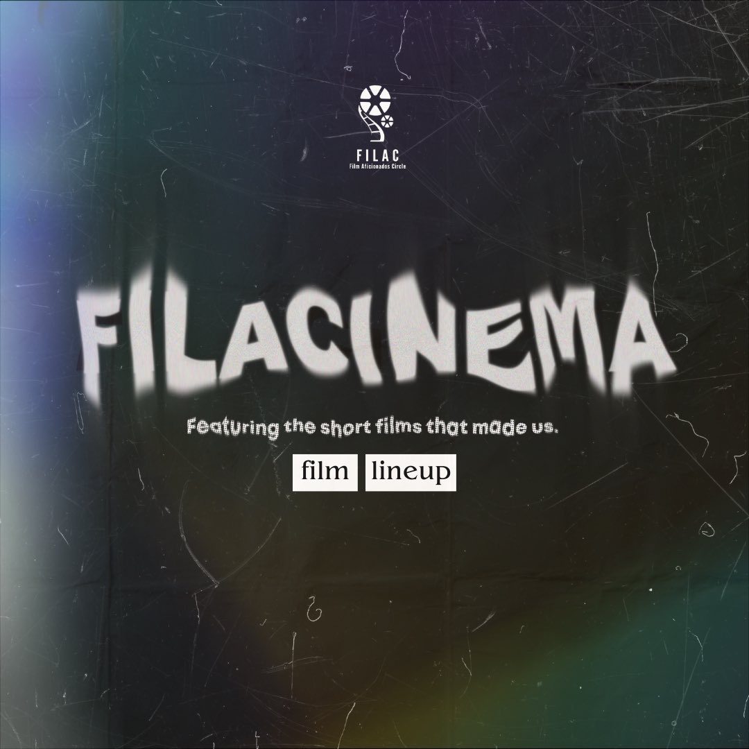 FILACOfficial's tweet photo. Narito na ang pinaka-aabangang film line-up para sa nalalapit na FILACinema exhibition!

Binubuo ng sampung short films mula sa iba’t-ibang produksyon sa bansa, tampok rin ang mga pelikulang nag-ningning sa nakaraang Sineminuto Short Film Festival 2023. https://t.co/GGkjHbXbNQ