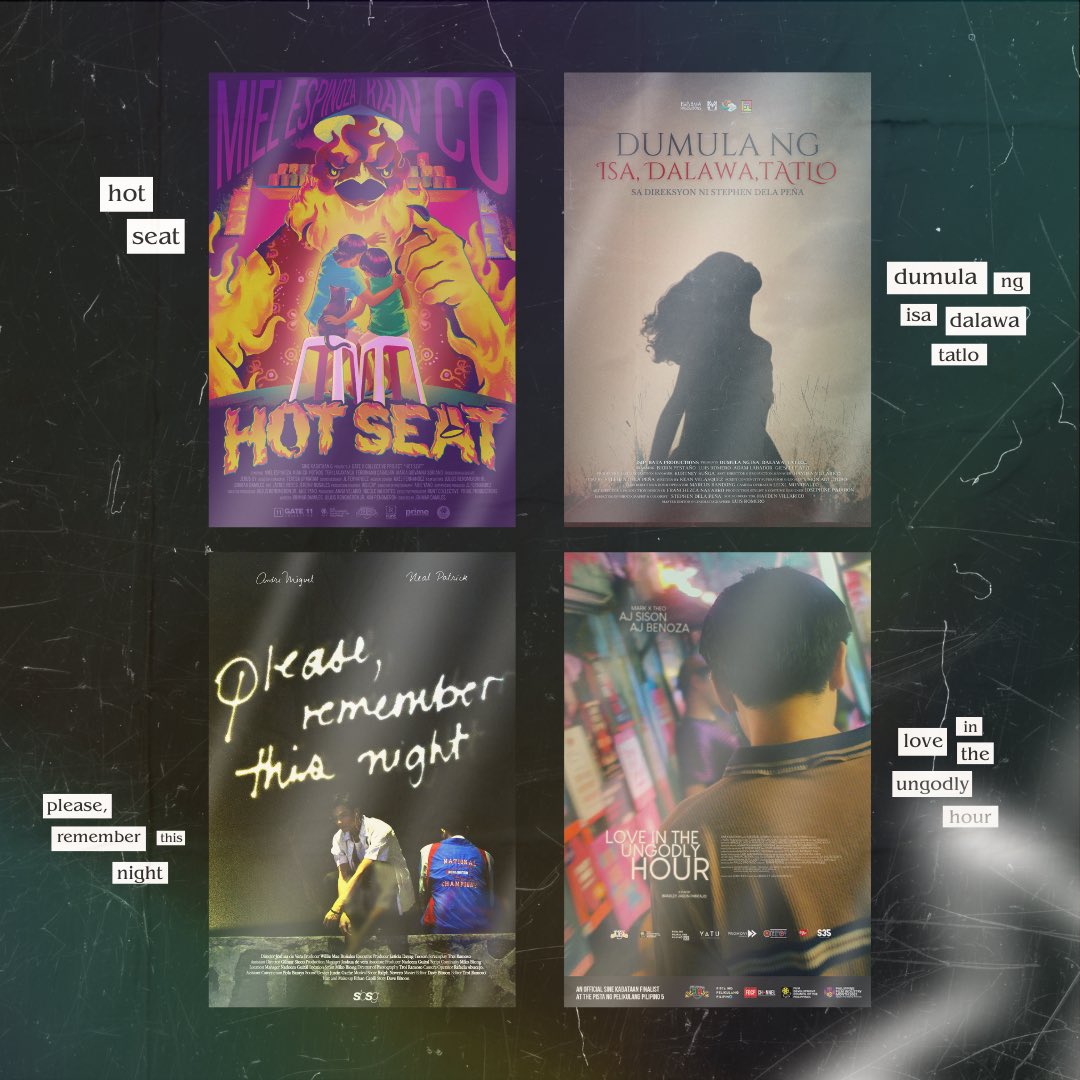 FILACOfficial's tweet photo. Narito na ang pinaka-aabangang film line-up para sa nalalapit na FILACinema exhibition!

Binubuo ng sampung short films mula sa iba’t-ibang produksyon sa bansa, tampok rin ang mga pelikulang nag-ningning sa nakaraang Sineminuto Short Film Festival 2023. https://t.co/GGkjHbXbNQ