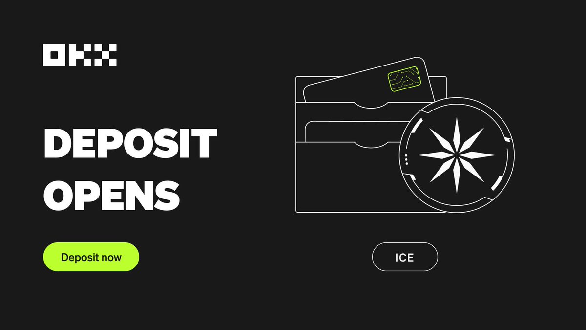 OKX (@okx) on Twitter photo ✨ $ICE gets exclusively listed on #OKX ✨
#Crypto mining on the go has never been easier with <a href="/ice_blockchain/">Ice Open Network</a>'s tap-to-mine technology 🤳
▶ Deposits: OPEN 🟢
📈 Spot Trading: 10:00 am Jan 19 (UTC)
More: bit.ly/3HhNff8 ✨ $ICE gets exclusively listed on #OKX ✨
#Crypto mining on the go has never been easier with <a href="/ice_blockchain/">Ice Open Network</a>'s tap-to-mine technology 🤳
▶ Deposits: OPEN 🟢
📈 Spot Trading: 10:00 am Jan 19 (UTC)
More: bit.ly/3HhNff8