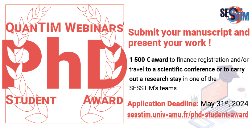 SESSTIM's tweet photo. [#PhDStudentAward] We are proud to present our 1st edition of the PhD Student Award!🏅

This award has been created in order to promote and encourage young scientists in the field of #quantitative or #qualitative methodological research in #PublicHealth

💻https://t.co/eiKDEF1wW1 https://t.co/ElQP2jLeAO