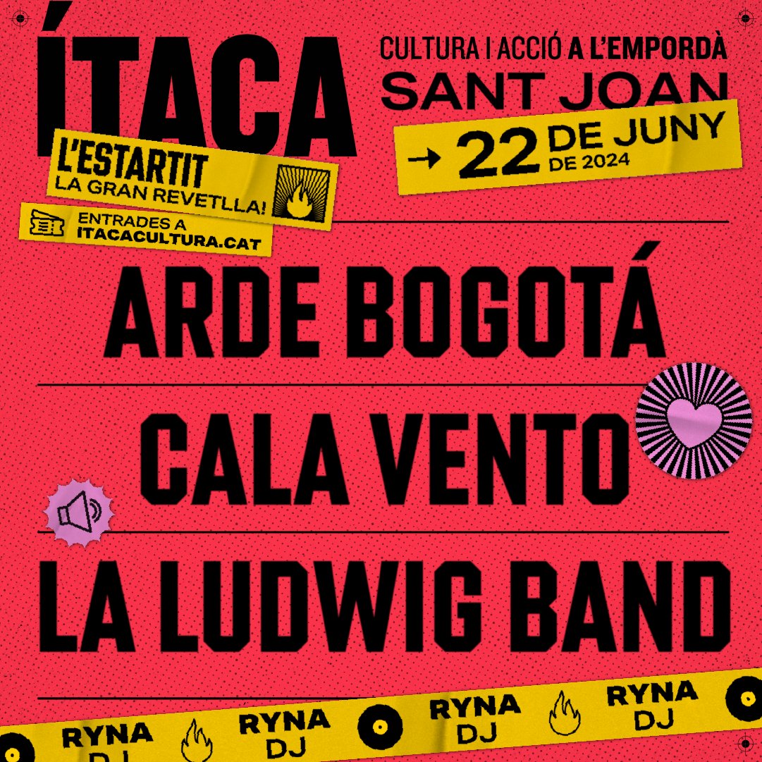 itacacultura's tweet photo. Let's folk! 🪕🎻🪈 @LaLudwigBand s'afegeix al #itaca2024!
L'Estartit, estem a punt?
🎫 Entrades a https://t.co/fNtRjzMQlq https://t.co/gZ76KmWJxE