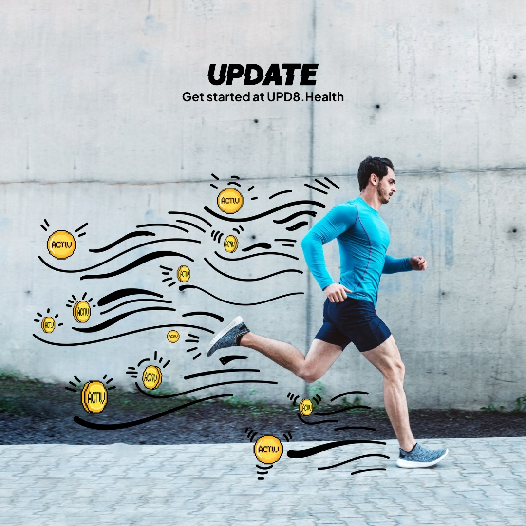 upd8_health's tweet photo. Every sweat session now has more rewards! Burn calories and earn $ACTIV tokens with UPD8. The more you move, the more you earn! 💪

#movetoearn #cryptofitness https://t.co/AC2579112a
