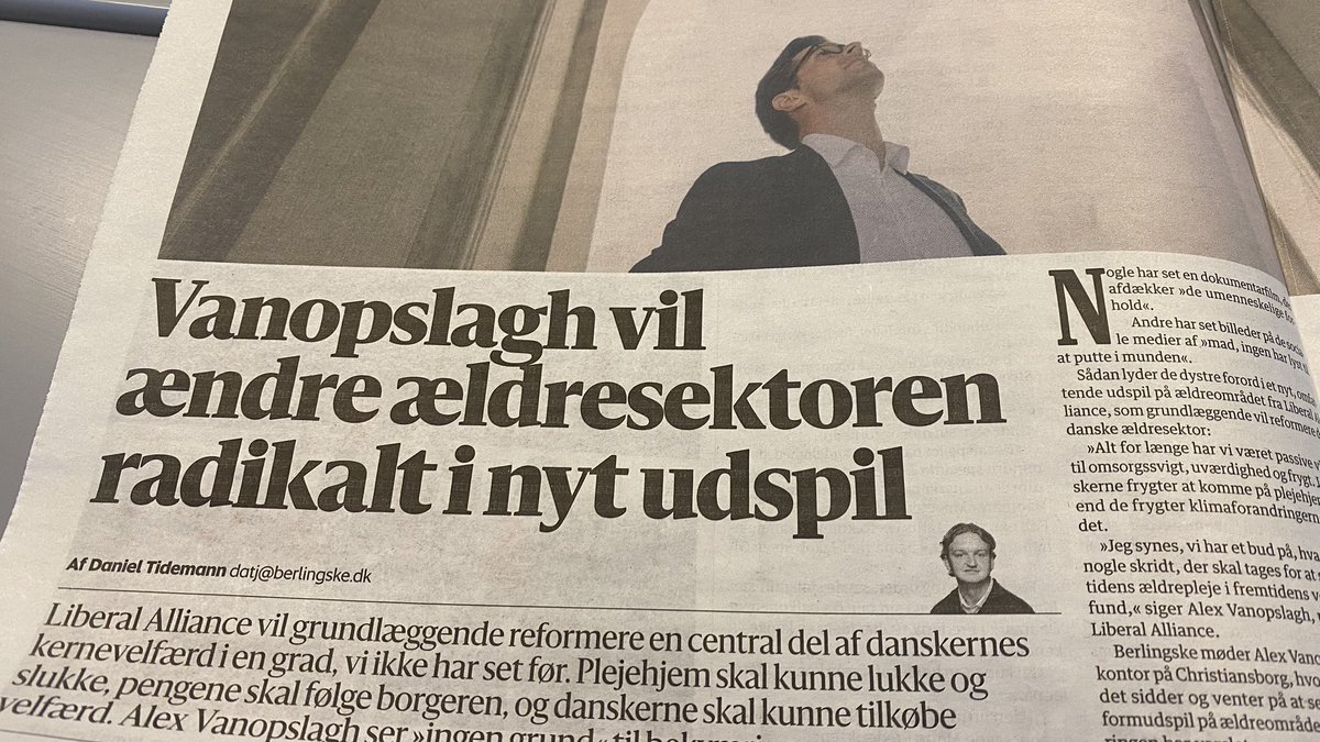 Jakob Scharff (@jakob_jsc) on Twitter photo Fremragende ældreudspil fra <a href="/LiberalAlliance/">Liberal Alliance</a>! En markant styrkelse af det frie valg, bedre indsigt i kvalitet og øget brug af velfærdsteknologi er præcis det, vi har brug for <a href="/AlexVanopslagh/">Alex Vanopslagh</a> <a href="/KatrineDaugaard/">Katrine Daugaard</a> #dkpol Fremragende ældreudspil fra <a href="/LiberalAlliance/">Liberal Alliance</a>! En markant styrkelse af det frie valg, bedre indsigt i kvalitet og øget brug af velfærdsteknologi er præcis det, vi har brug for <a href="/AlexVanopslagh/">Alex Vanopslagh</a> <a href="/KatrineDaugaard/">Katrine Daugaard</a> #dkpol