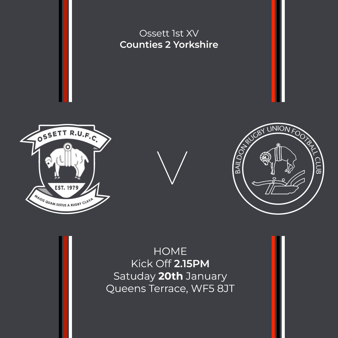 OssettRugby's tweet photo. #matchannouncement #monday 📢🚨 💪🏻🏉

#Saturday - First XV at #home against @BaildonRUFC 

#Pirates compete at home against @BurleyRUFC for the  #breadboard #cup 🥖🏆🏴‍☠️ 

KO at 14:15 - get down to QT for a drink great #Rugby and drinks 🍻🥤

#rugbyunion @YorkshireRugby #rugbylife https://t.co/GDadYliXCi