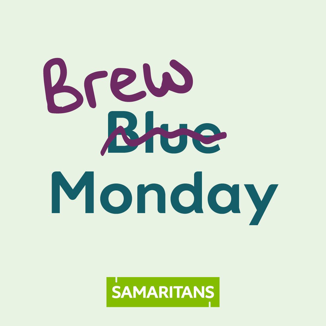 This #BrewMonday it’s more important than ever to take the time to check in with the people we care about. ☕️

You can call Samaritans on 116 123