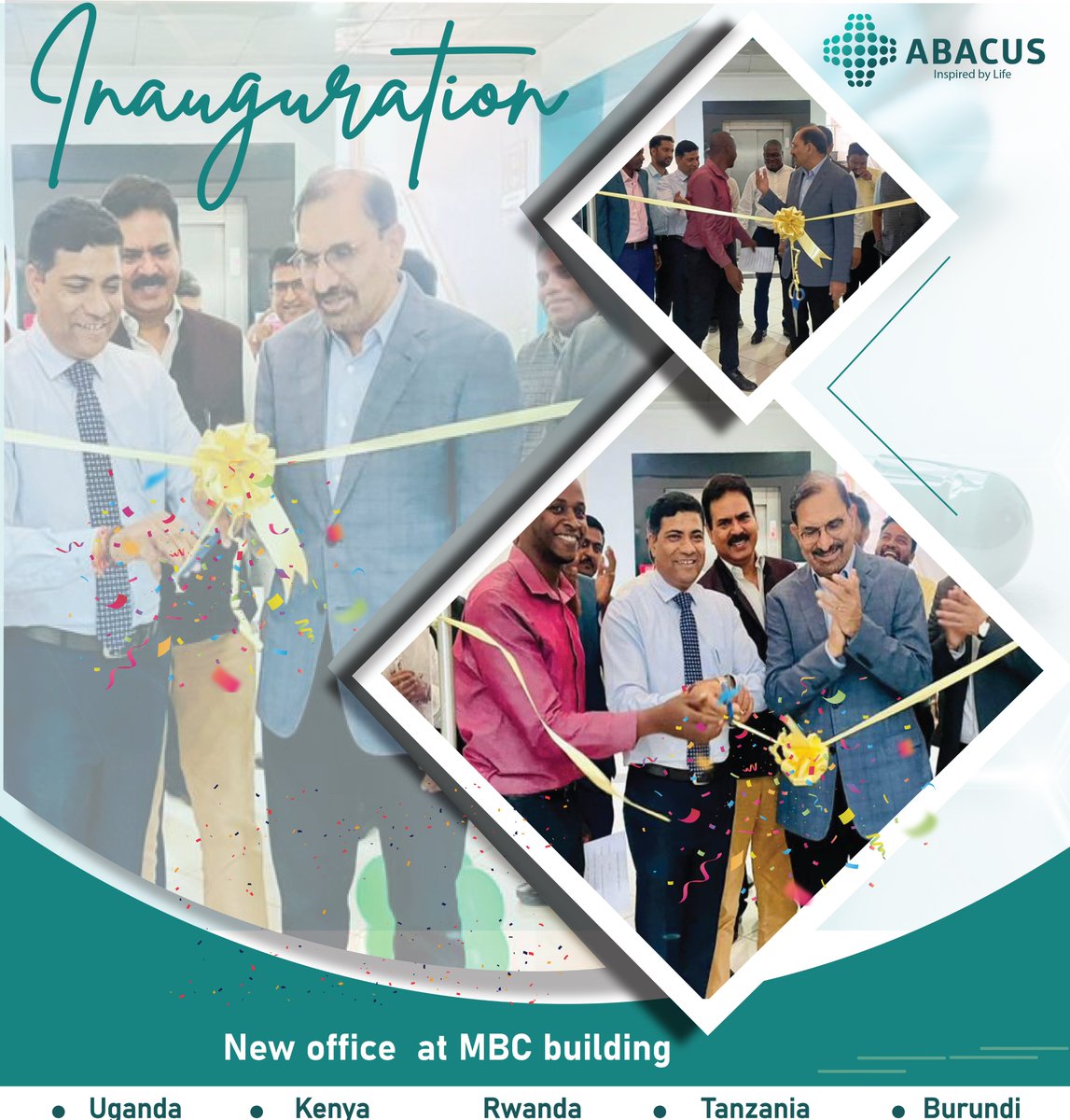AbacusPharmaLtd's tweet photo. Abacus Pharma (A) Limited proudly unveils its new office at the iconic MBC Building, a milestone in our growth journey. Positioned at MBC Building , this space enhances our capabilities for exceptional service, fostering closer ties with valued partners.
#New #office #mbcbuilding https://t.co/EUE1DVHxte