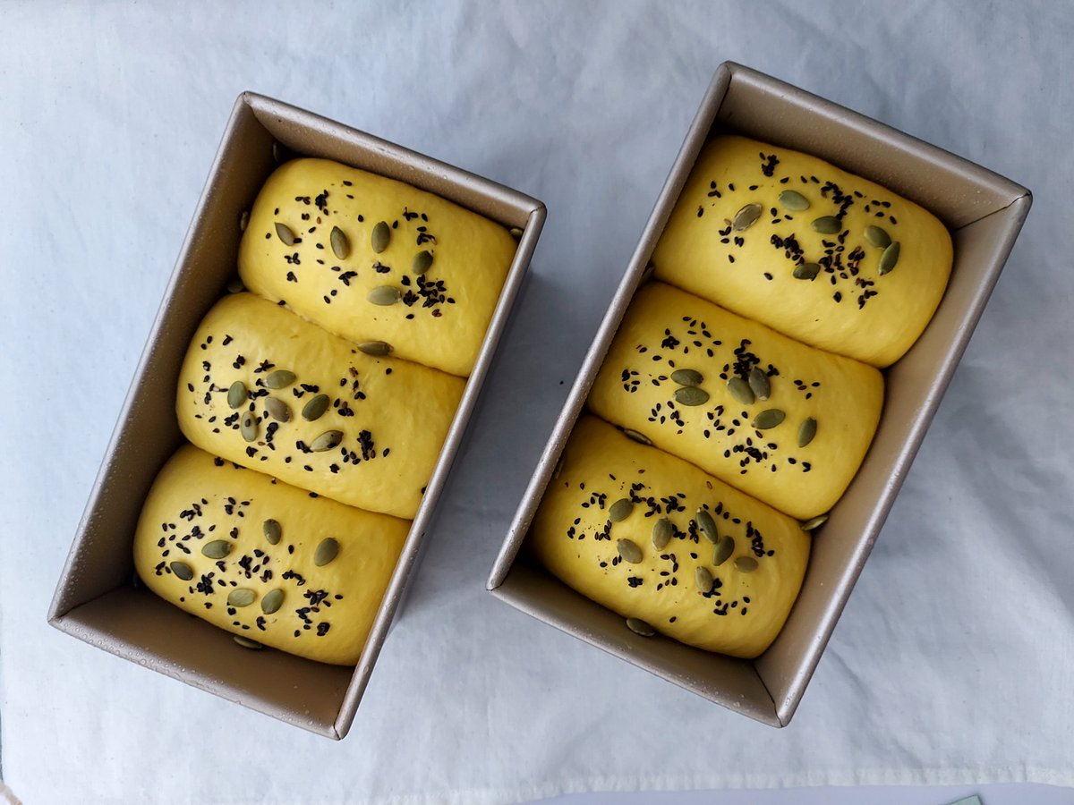 Candlebakebake's tweet photo. 🎃ทำขนมปังฟักทองค่าา🎃
ห่างหายจากการทำน้องปังนานจนพบว่ายีสต์ไม่ค่อย active แล้ว แงงง รอพรูฟยาวๆไป https://t.co/B5fNm6zzq7