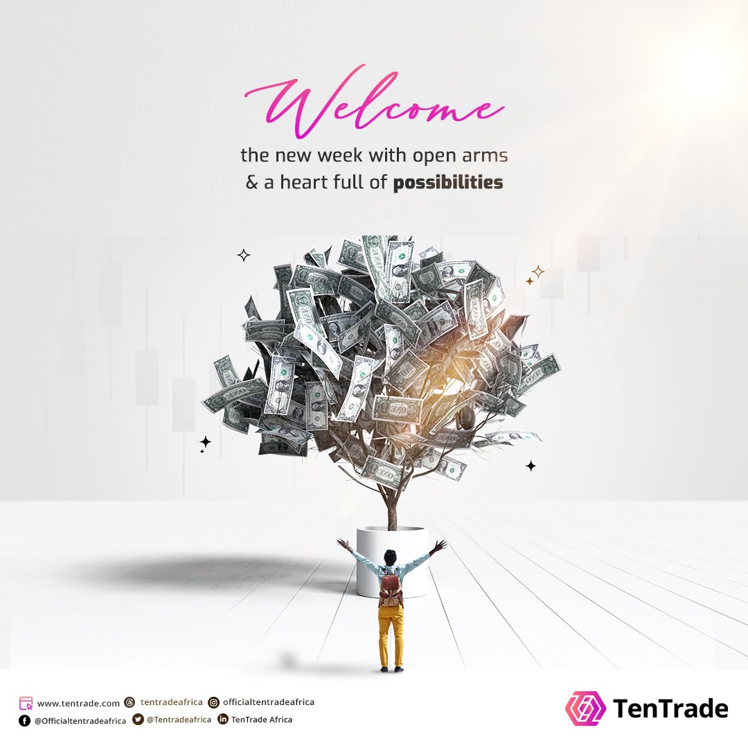 Rise and shine to a week filled with new opportunities, exciting challenges, and unstoppable energy!

Join Tentrade let's crush those goals together and make this week legendary! 

#Newweekvibes #successawaits