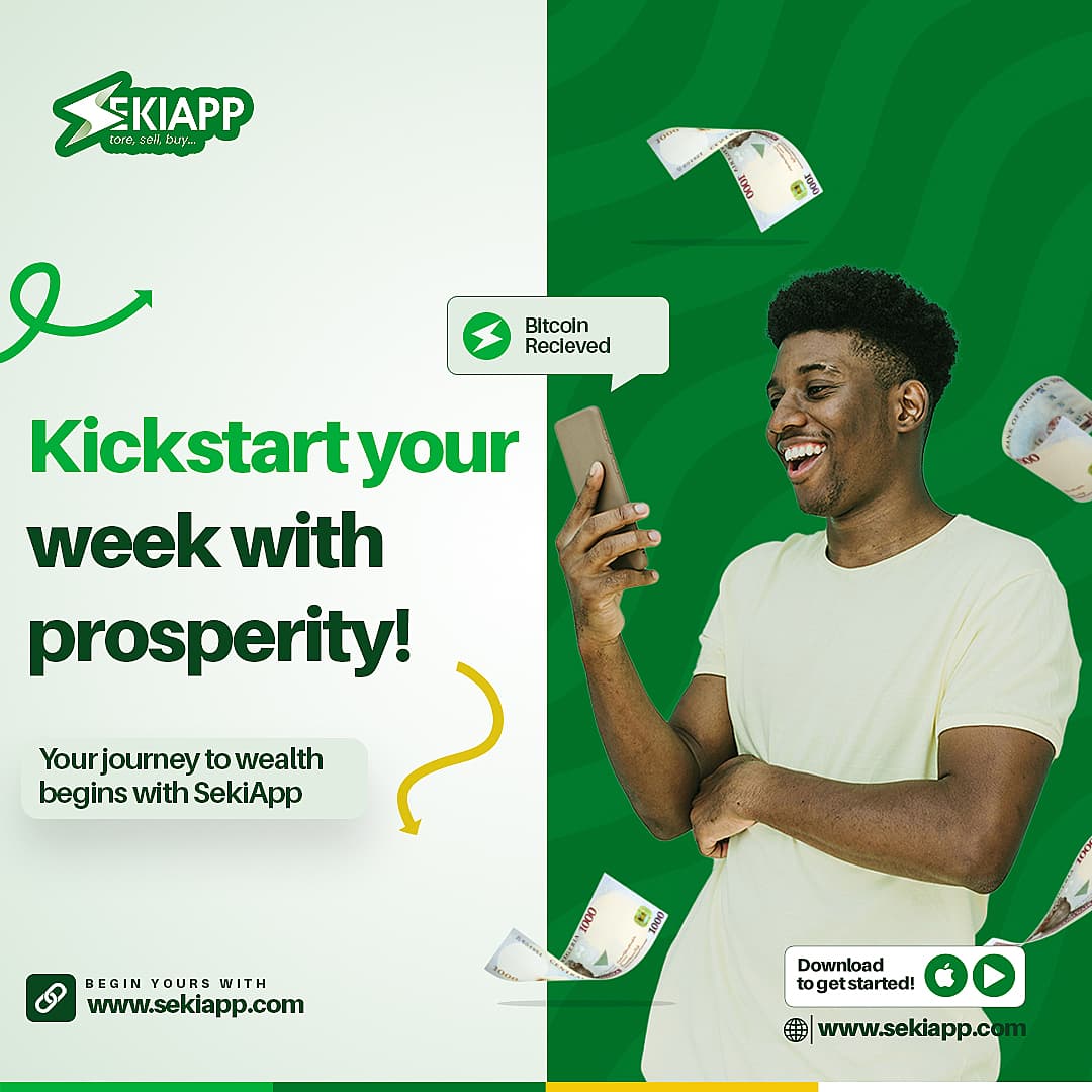 Seki_APP's tweet photo. Hey Seki Fam! 

Ready to level up your money game?💰🚀 
 
SekiApp is not just an app, it's your ticket to financial freedom

No confusing stuff, just simple moves to grow your stash

Dive into the profit wave via the link in our bio 😎

Let's hustle smart, together! 
#sekiapp #giftcard  #makemoneytrading #makemoremoneyonline #cryptotonaira #giftcardtonaira