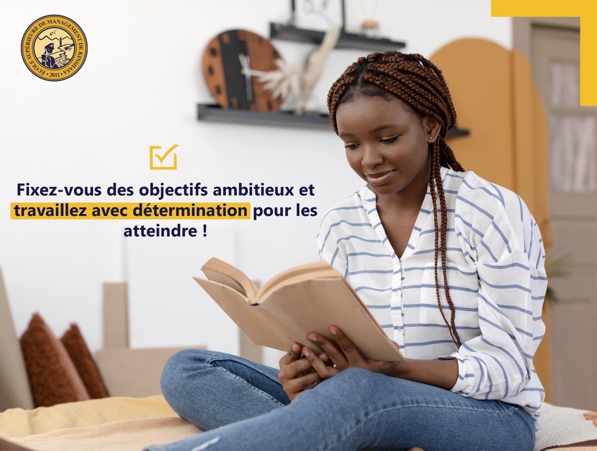 ESMK_Kinshasa's tweet photo. L'Ecole Supérieure de Management de Kinshasa vous souhaite un bon début de semaine !
#esmk #determiner https://t.co/LXNSuBejWL