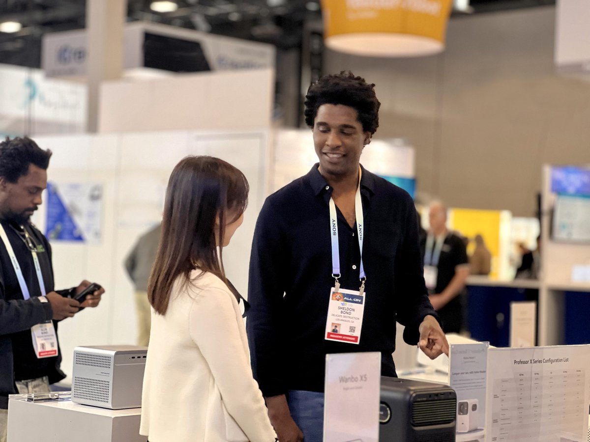 WanboOfficial's tweet photo. Thank you, @CES! The curtain falls on an incredible showcase of Wanbo's cutting-edge projection technology. We're grateful for the enthusiasm and support from everyone who visited us #atCES.
Keep up #withWanbo and stay tuned for what's coming next!
#CES2024 #WanboAtCES #CES https://t.co/auEyYGGrPx