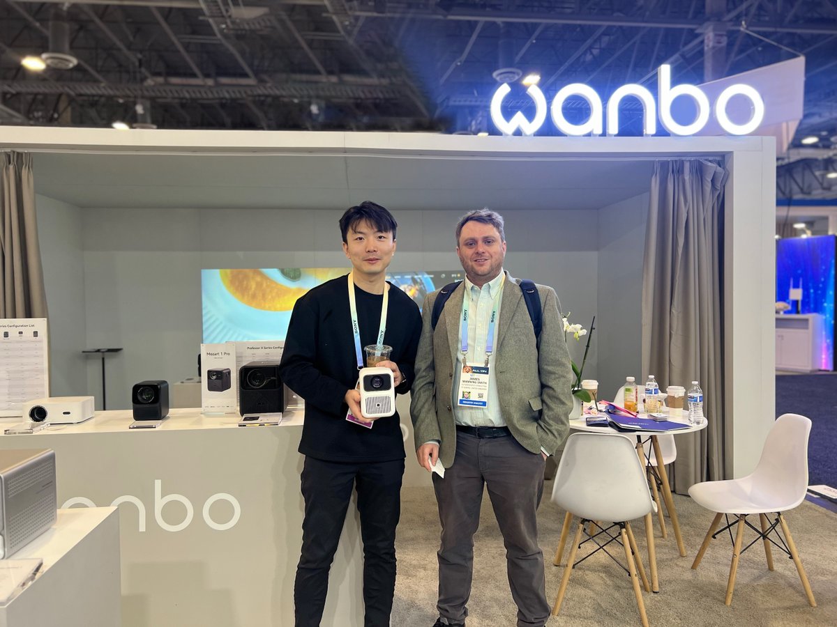 WanboOfficial's tweet photo. Thank you, @CES! The curtain falls on an incredible showcase of Wanbo's cutting-edge projection technology. We're grateful for the enthusiasm and support from everyone who visited us #atCES.
Keep up #withWanbo and stay tuned for what's coming next!
#CES2024 #WanboAtCES #CES https://t.co/auEyYGGrPx