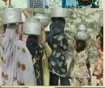 The water crisis has been going on in Pasni for the last three months due to the war between the Public Health Department and QESCO.  The war between the two government departments has left the people in trouble.