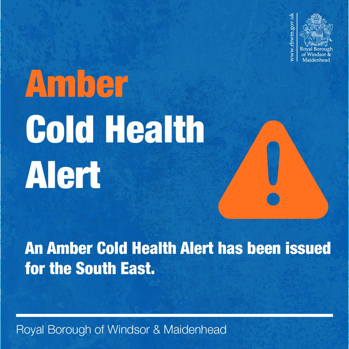 Until noon this Friday -19 Jan
🙏🏼 Please check in on relatives/friends aged 65+, or any age with underlying health conditions, as they’re most at risk
❗ Indoor temps at 18°c at least
❗ Expect health services to be busier
👉🏼 How to keep warm, well &amp; safe orlo.uk/74USL