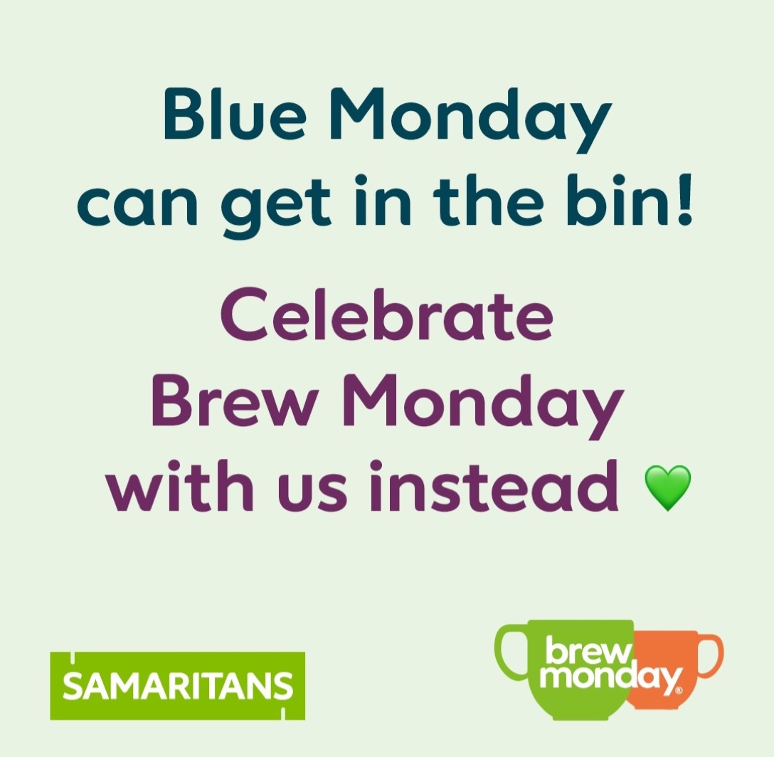 Today is meant to be Blue Monday but any day can be a Blue day so lets have a Brew Monday and join us at the Dry Dock in Weymouth Town Centre we are there until 1pm look forward to seeing you there