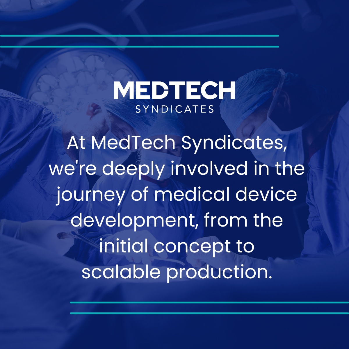 At MedTech Syndicates, we're deeply involved in the journey of medical device development, from the initial concept to scalable production. #MedTechSyndicates #InnovationInHealthcare #TechnologyTransfer