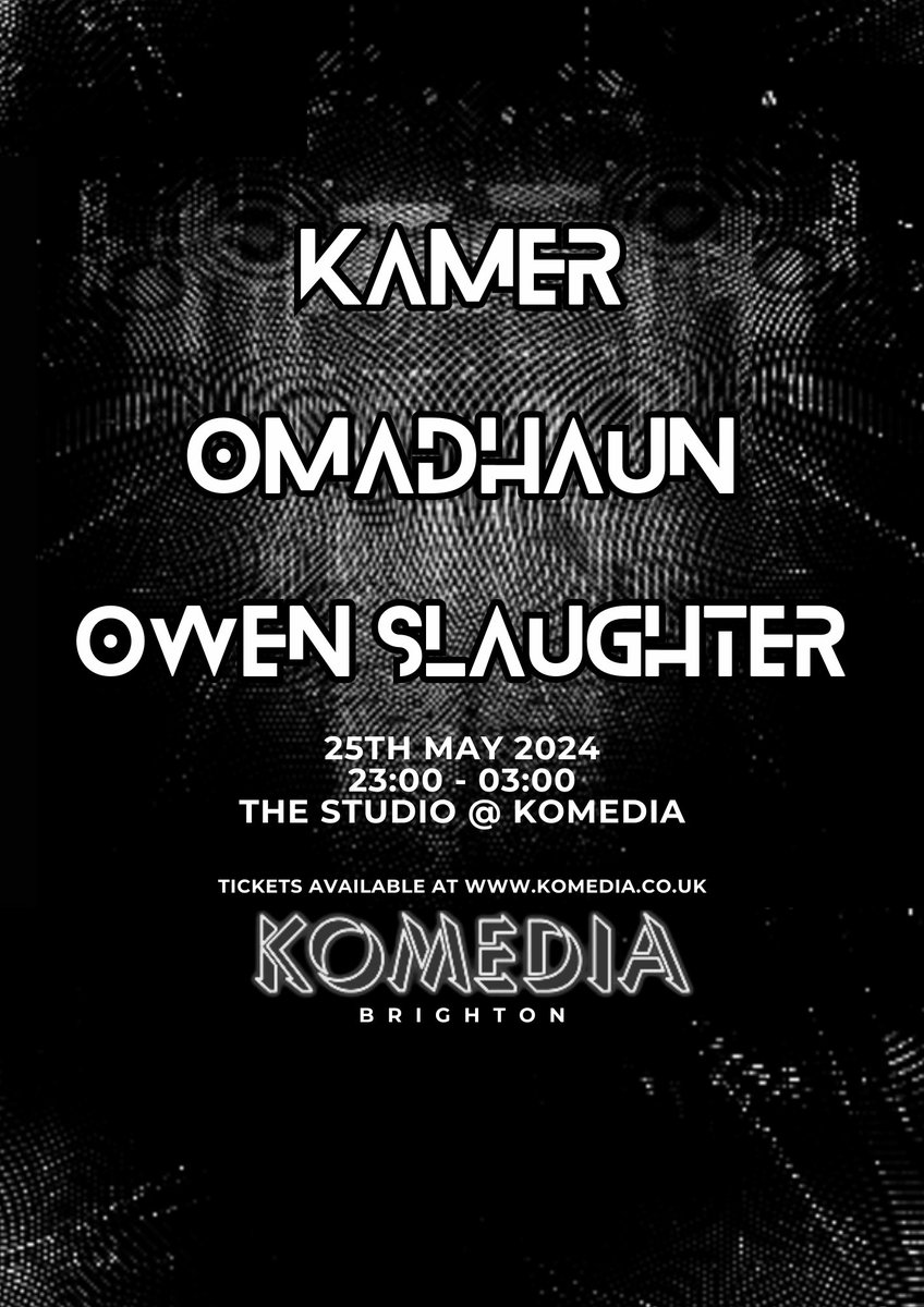 Proud to announce my first live show! Catch me <a href="/KomediaBrighton/">Komedia Brighton</a> alongside <a href="/ClearyMallard/">Cleary Mallard</a> (Kamer) and Omadhaun on 25th May
