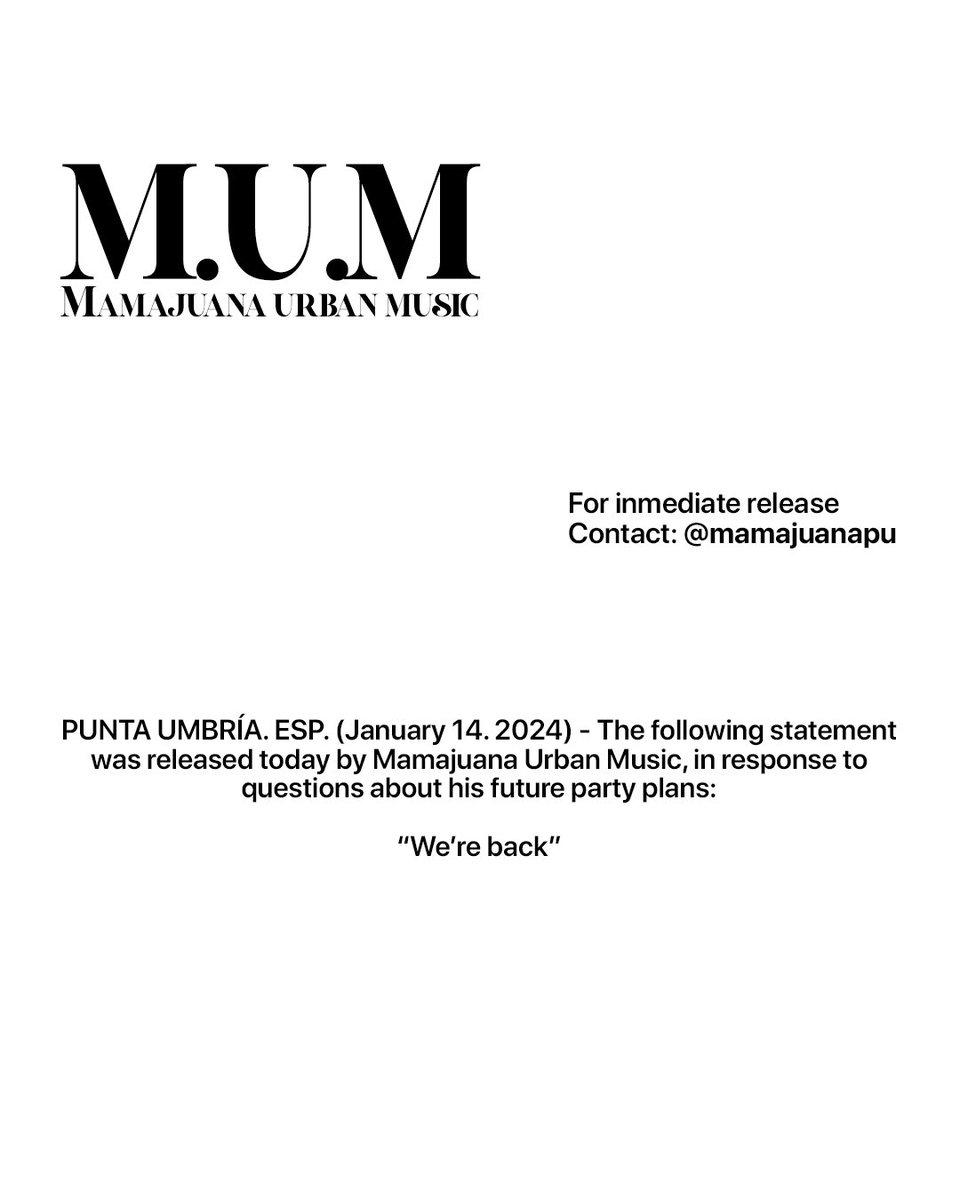 Mamajuana Punta Umbría tweet media