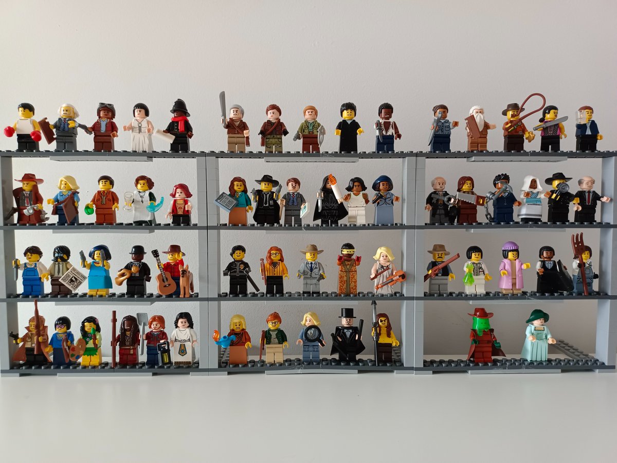 Por petición popular, aquí os dejo unas fotos del estado actual de mis lego-investigadores del Arkham Horror, siempre en continua evolución
#arkhamhorrorlcg