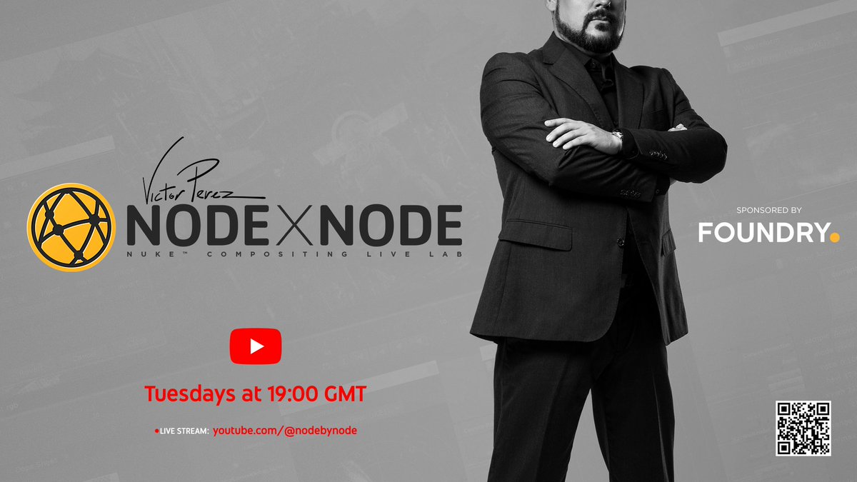 Tomorrow, on January 16th at 19:00 GMT, join me for the streaming premiere of NODE BY NODE, my new Nuke Compositing Live Lab. I will be giving away a Nuke Indie license! thanks to my sponsor Foundry. Don't miss the chance to participate and win! youtube.com/live/UQVSkVUSx…