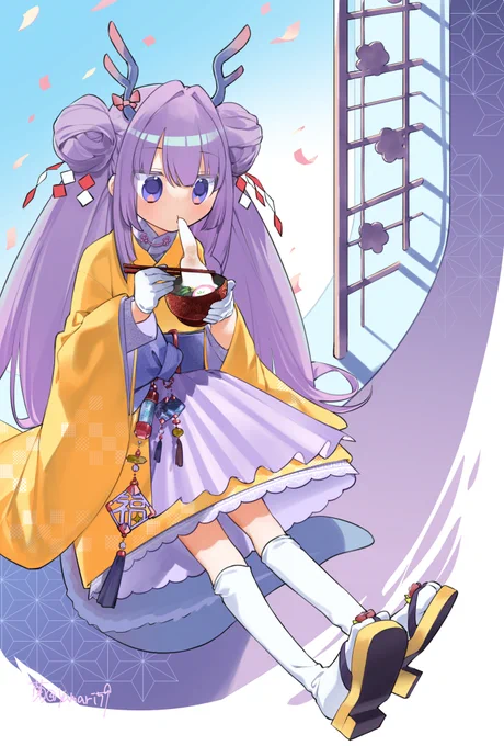 今年のお年賀ドラゴン幼女