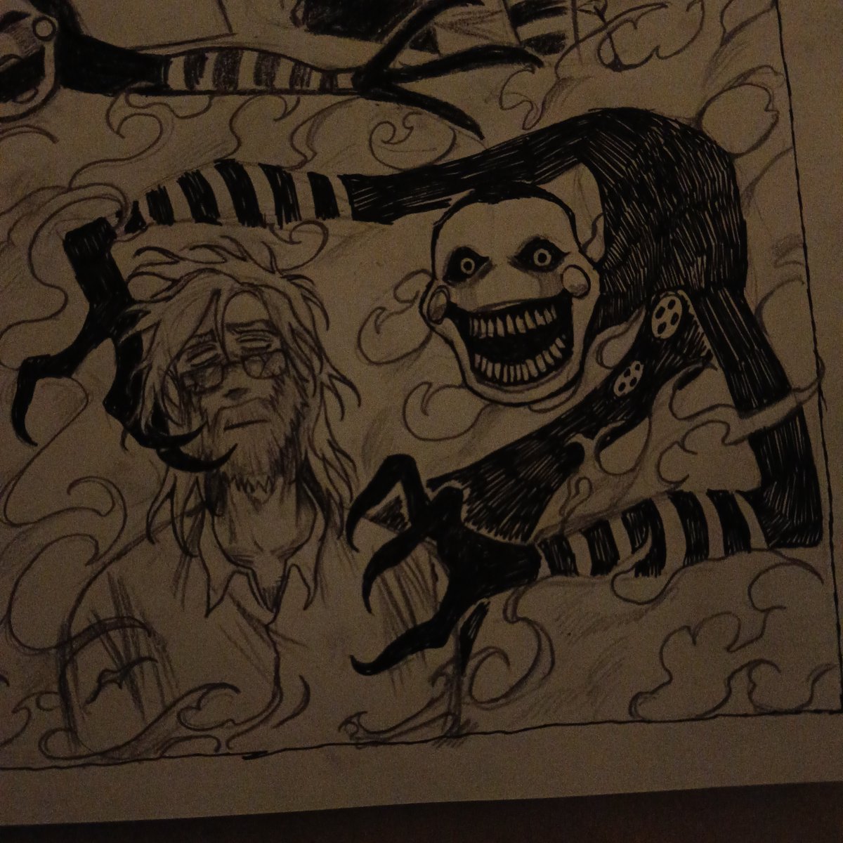 sweet_julien's tweet photo. Emily either closes her eyes or interferes with life

#fnaf #henryemily #marionette https://t.co/Jrf9MIm9Qg
