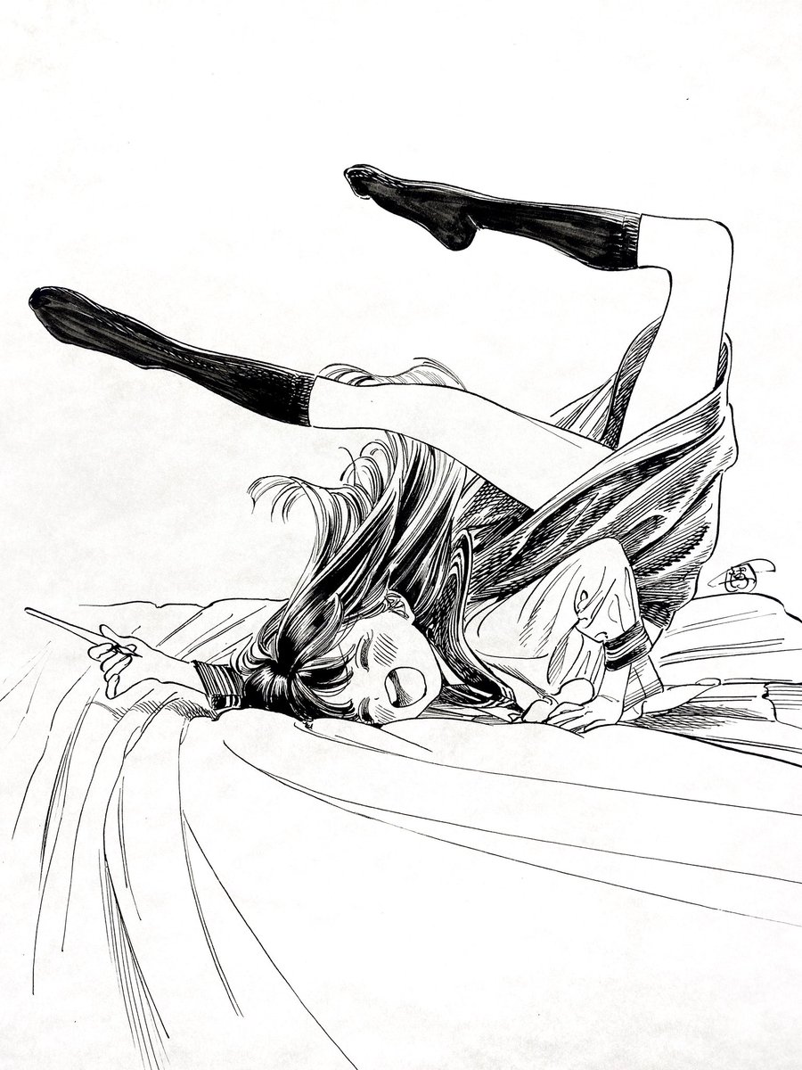絵描きhiro C「レディーはどこ？」 Post by 博_Hiro on X: 原稿ができた