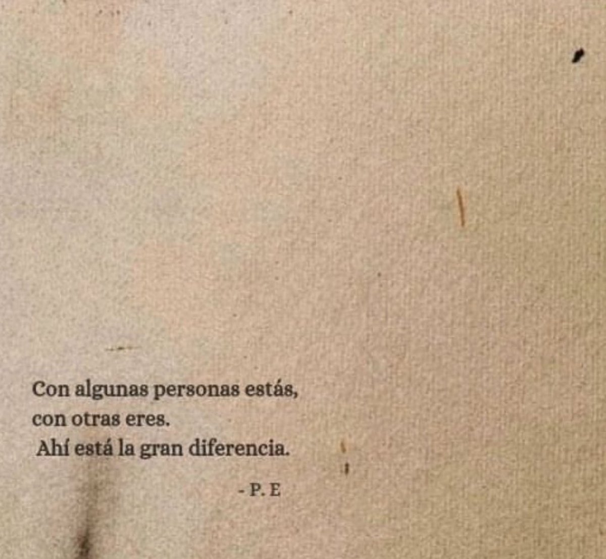 Ahí está la diferencia