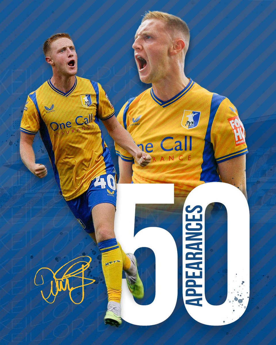 50 and counting in amber and blue. 🤩 #Stags 🟡🔵 | @davisjames10